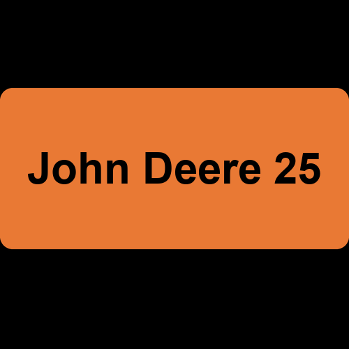 John Deere 25